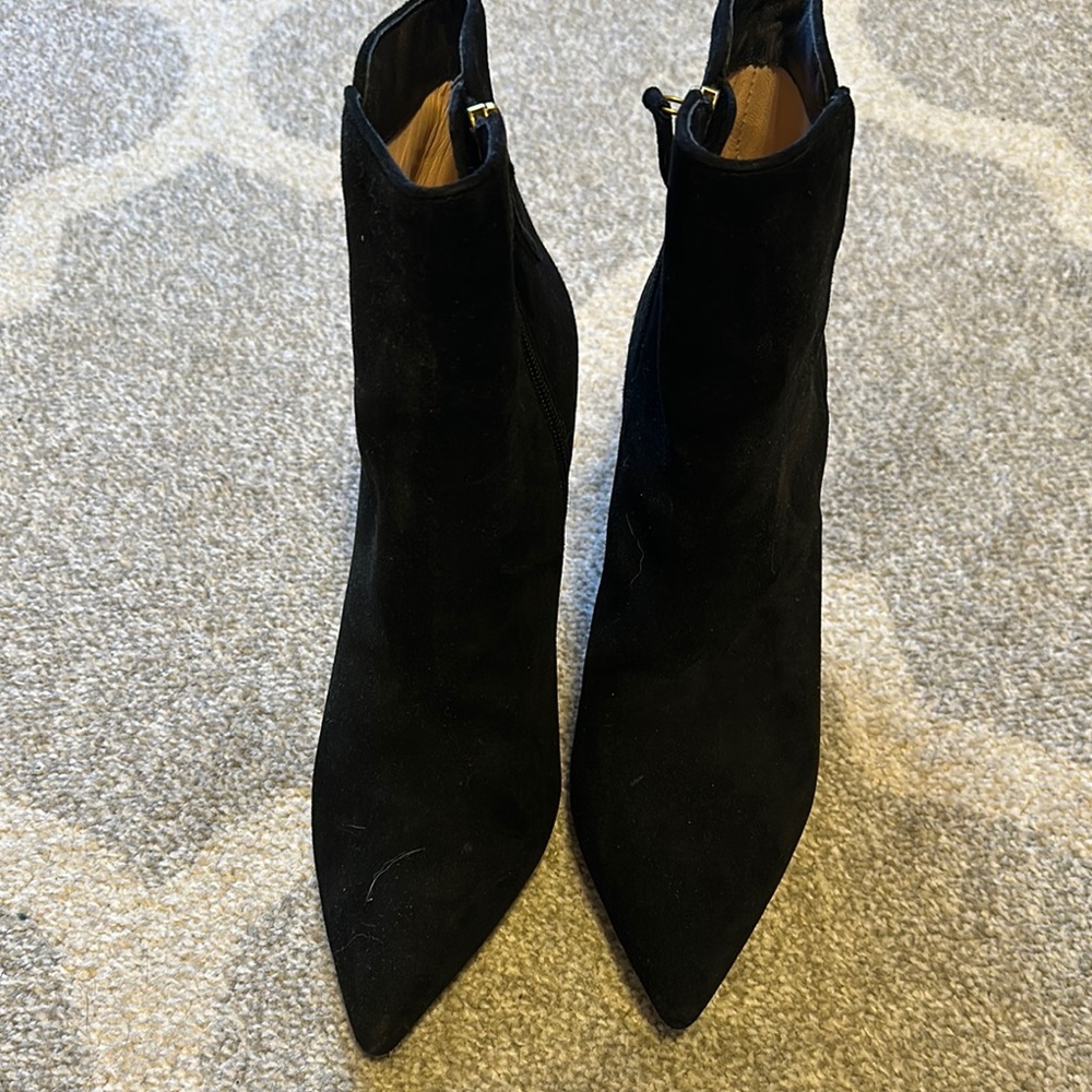 Black Suede Ankle Boots